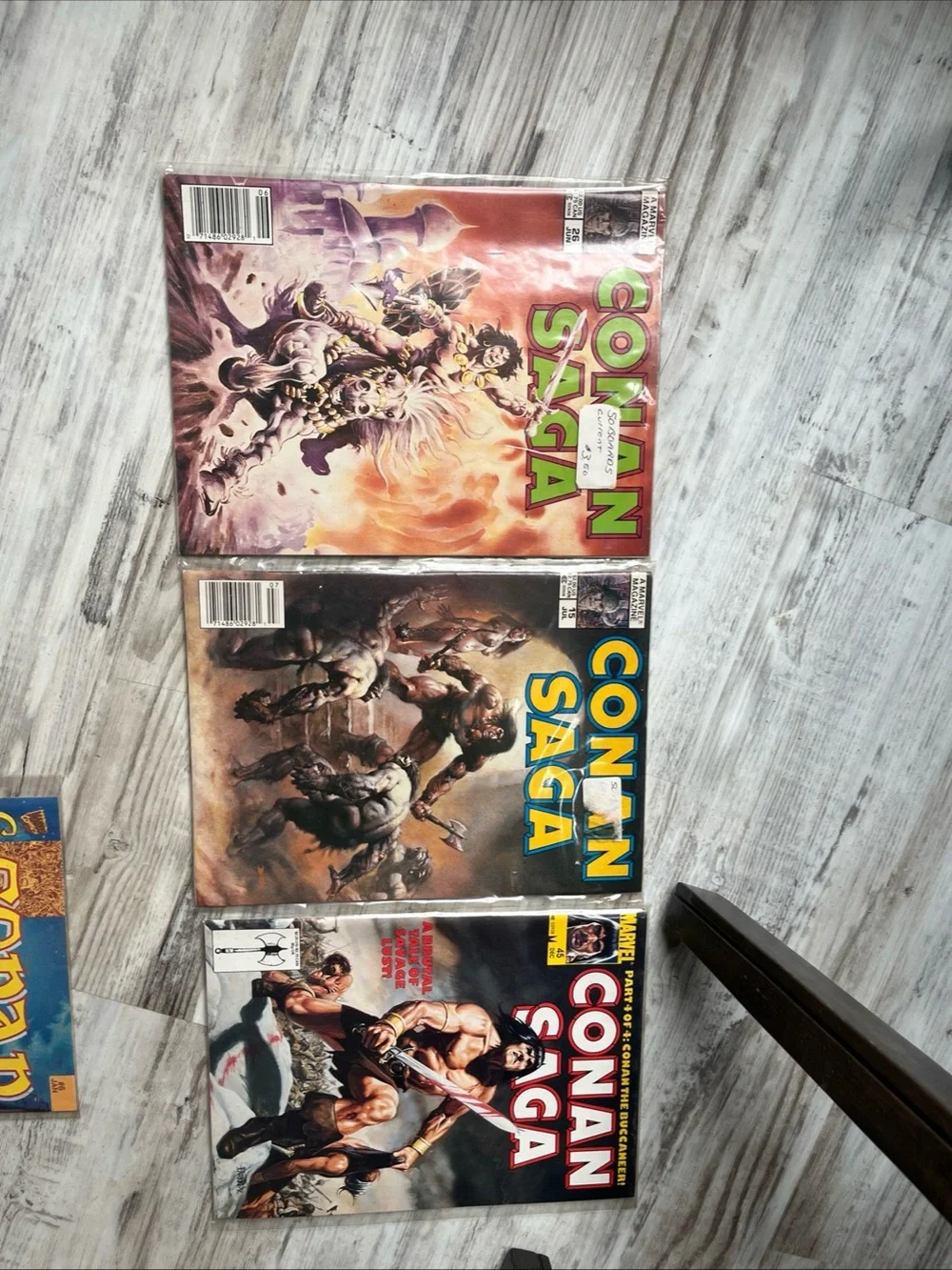 HUGE lot of the savage sword of Conan vintage magazines